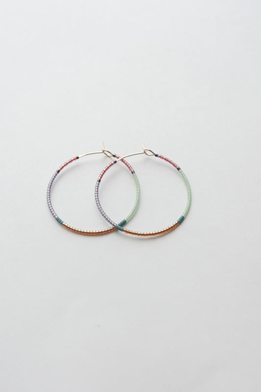 Heruka - 1.25" & 1.75" 14 KT Gold Hoops