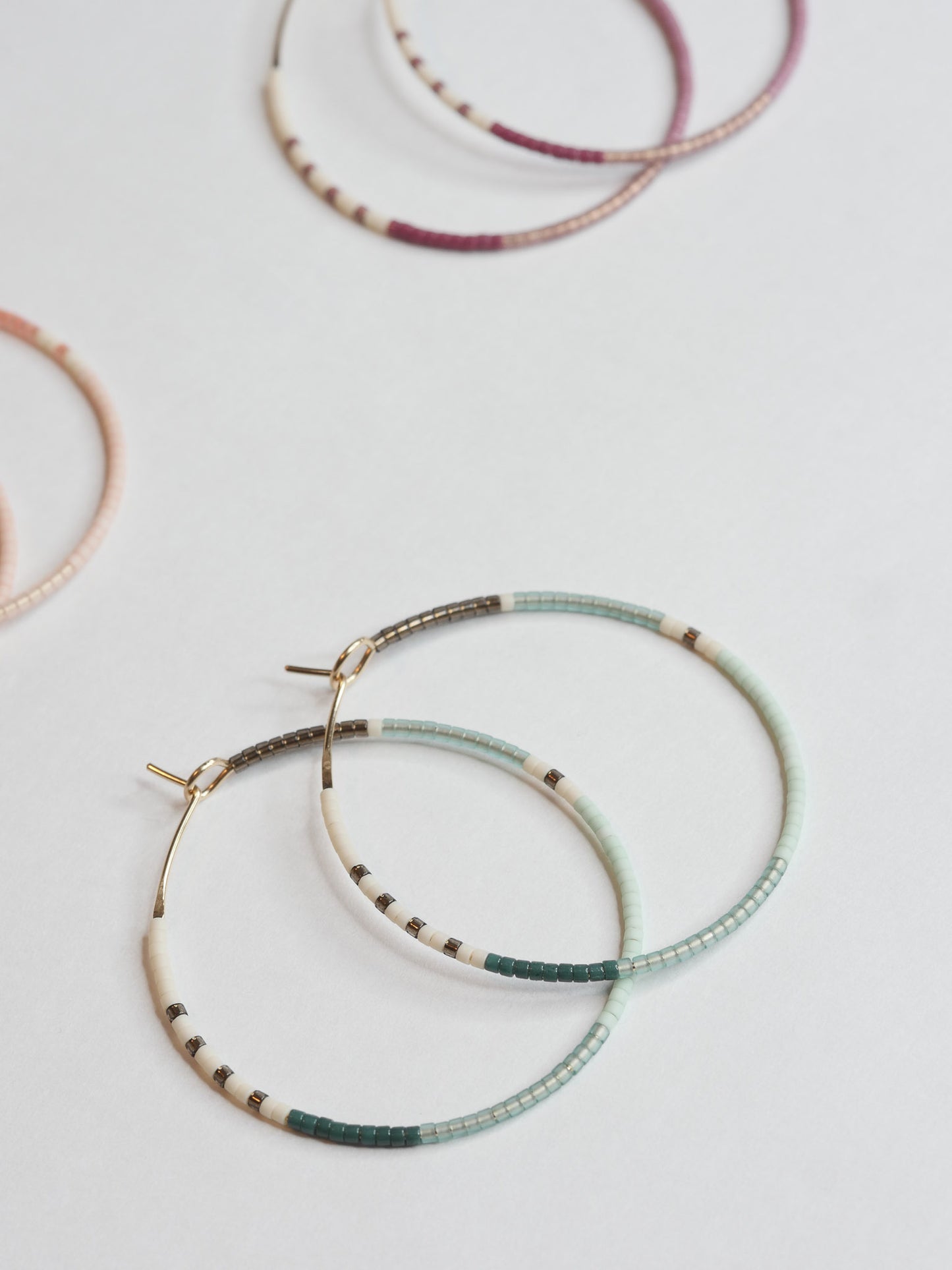 Jamila - 1.25" & 1.75" 14 KT Gold Hoops