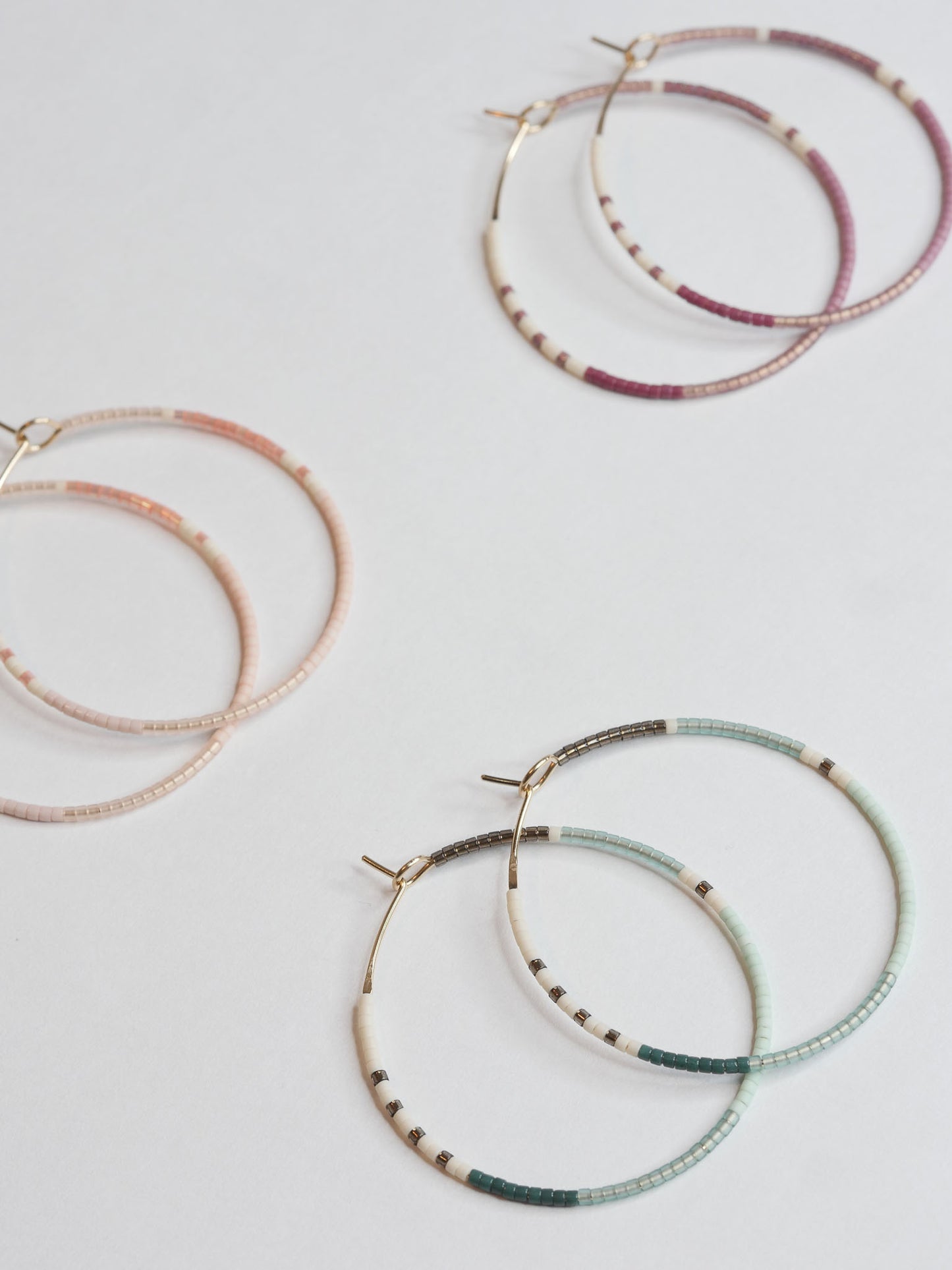 Jamila - 1.25" & 1.75" 14 KT Gold Hoops