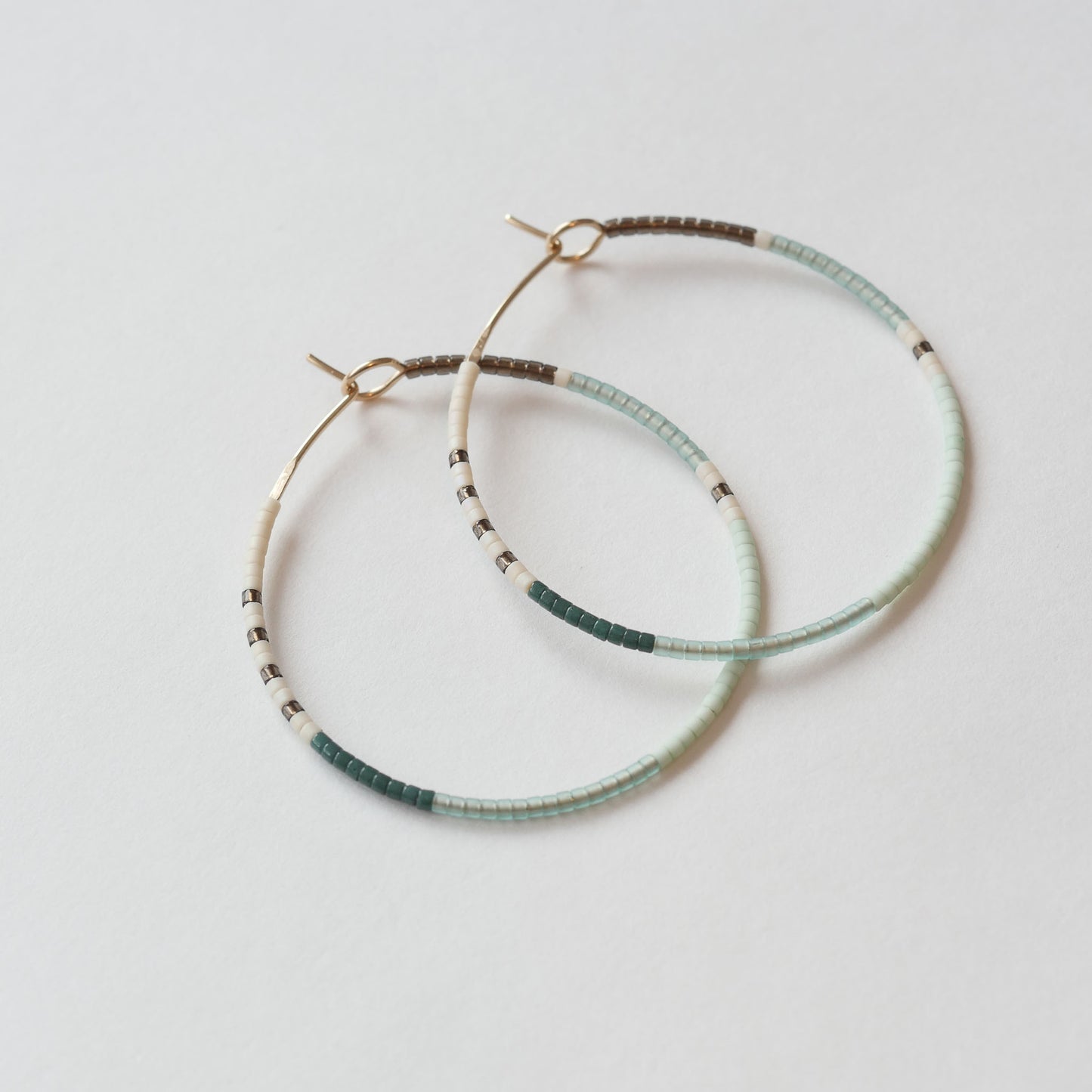 Jamila - 1.25" & 1.75" 14 KT Gold Hoops