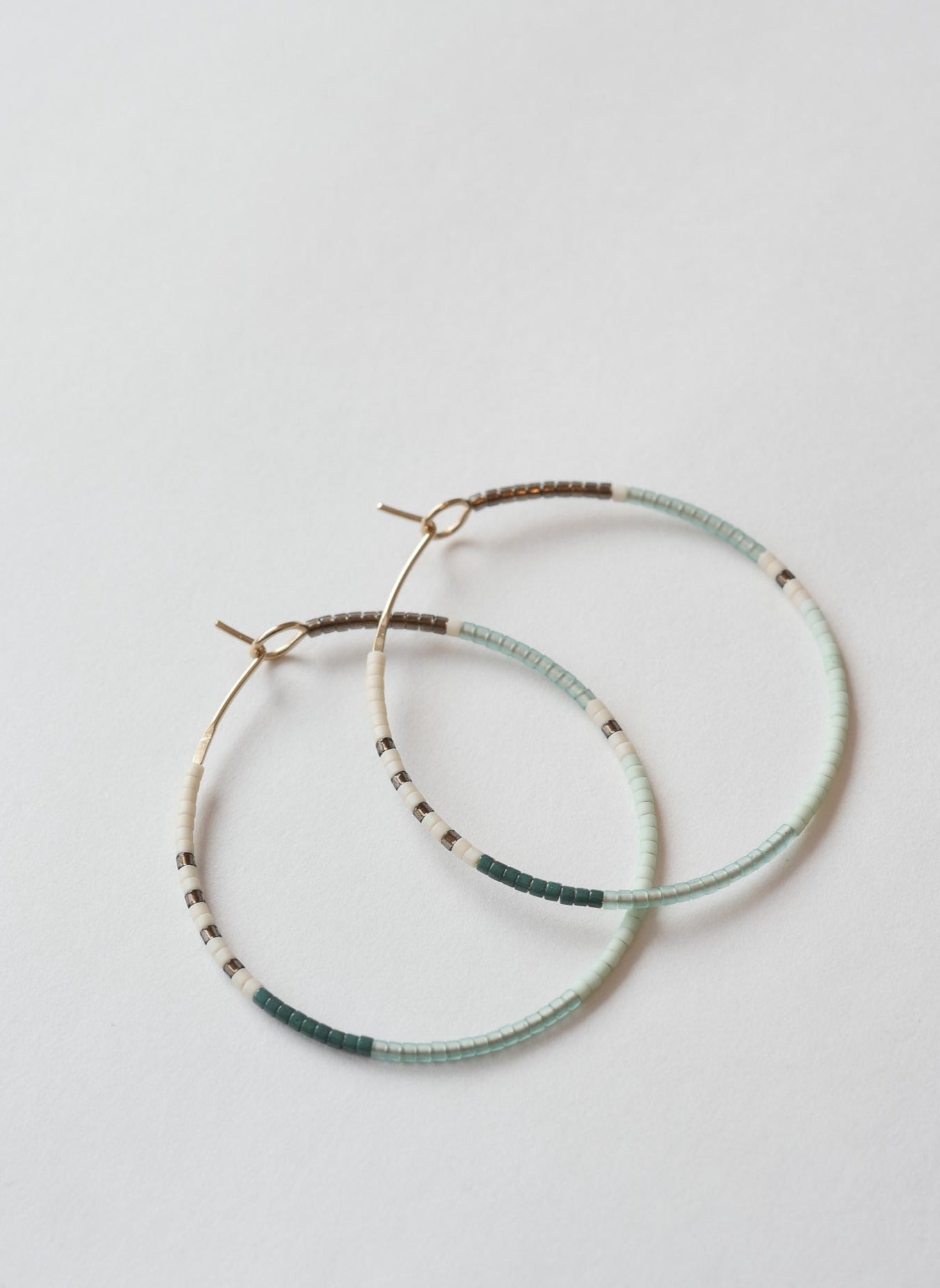 Jamila - 1.25" & 1.75" 14 KT Gold Hoops