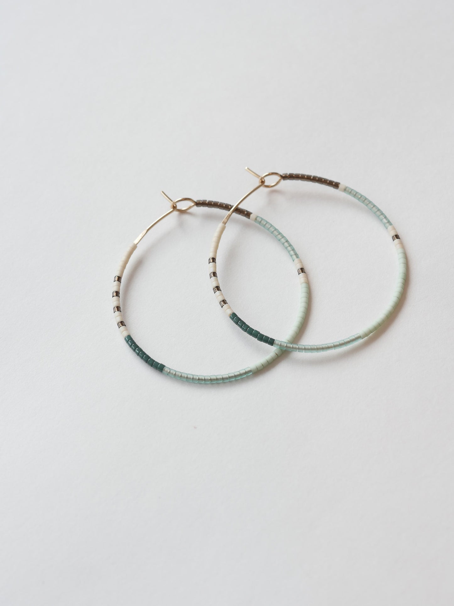 Jamila - 1.25" & 1.75" 14 KT Gold Hoops