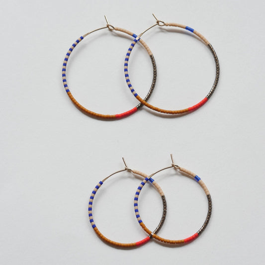 Jaya - 1.25" & 1.75" 14 KT Gold Hoops