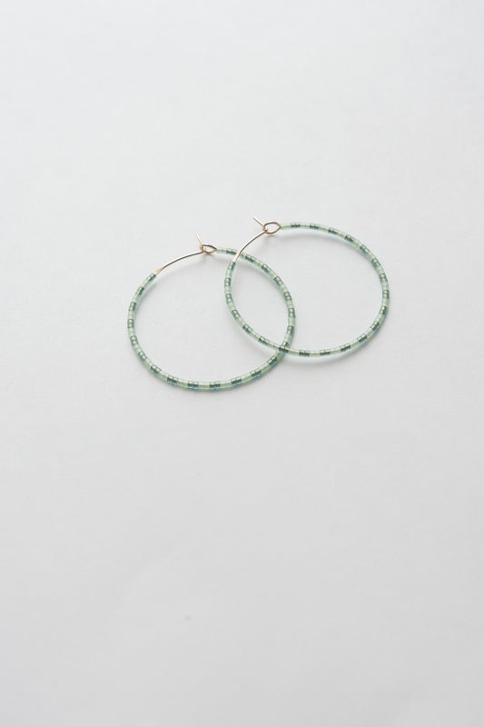 Lida - 1.25" & 1.75" 14 KT Gold Hoops