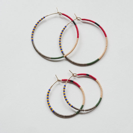 Lovedeep - 1.25" & 1.75" 14 KT Gold Hoops