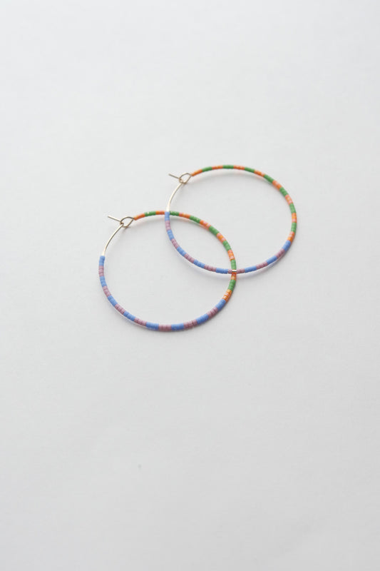 Mayla - 1.25" & 1.75" 14 KT Gold Hoops