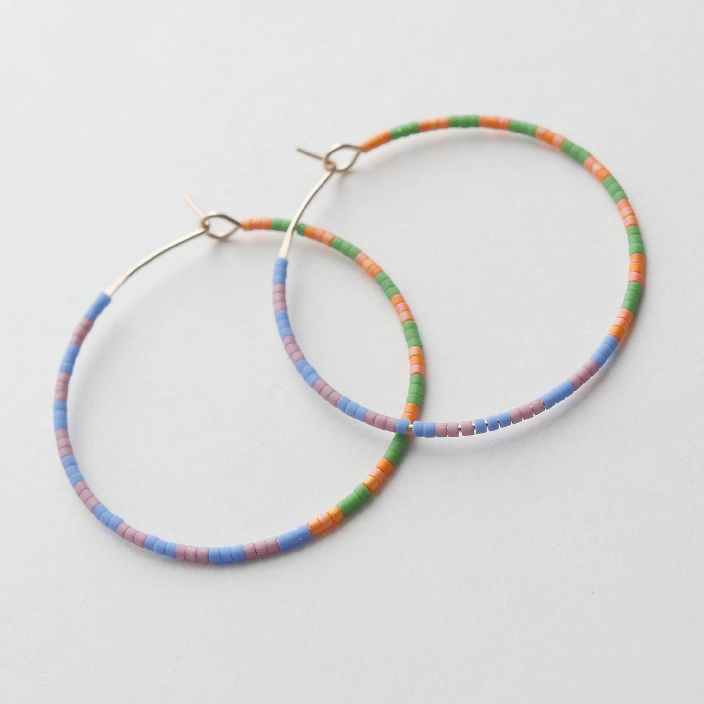 Mayla - 1.25" & 1.75" 14 KT Gold Hoops