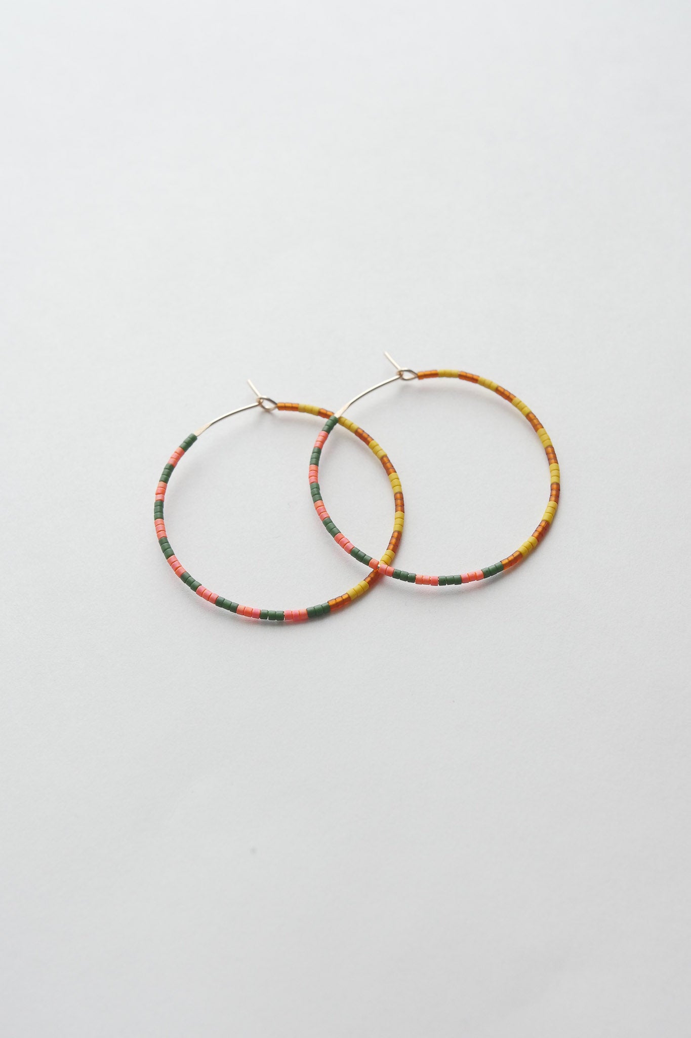 Nareda - 1.25" & 1.75" 14 KT Gold Hoops