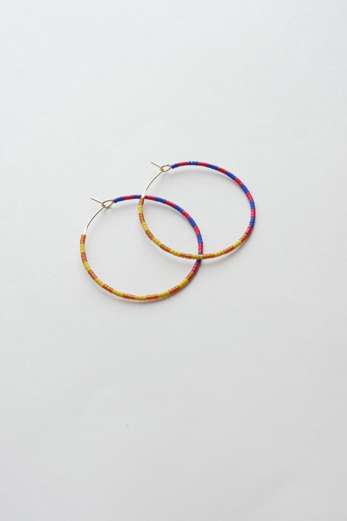 Nareda - 1.25" & 1.75" 14 KT Gold Hoops