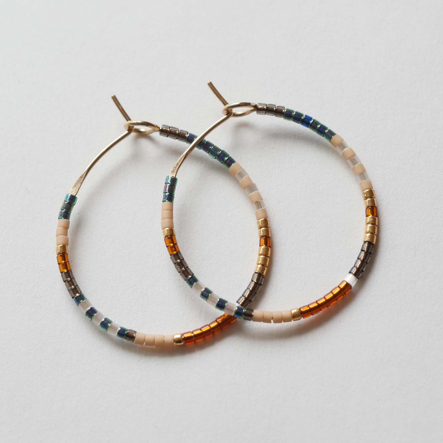 Noura - 1.25" & 1.75" 14 KT Gold Hoops