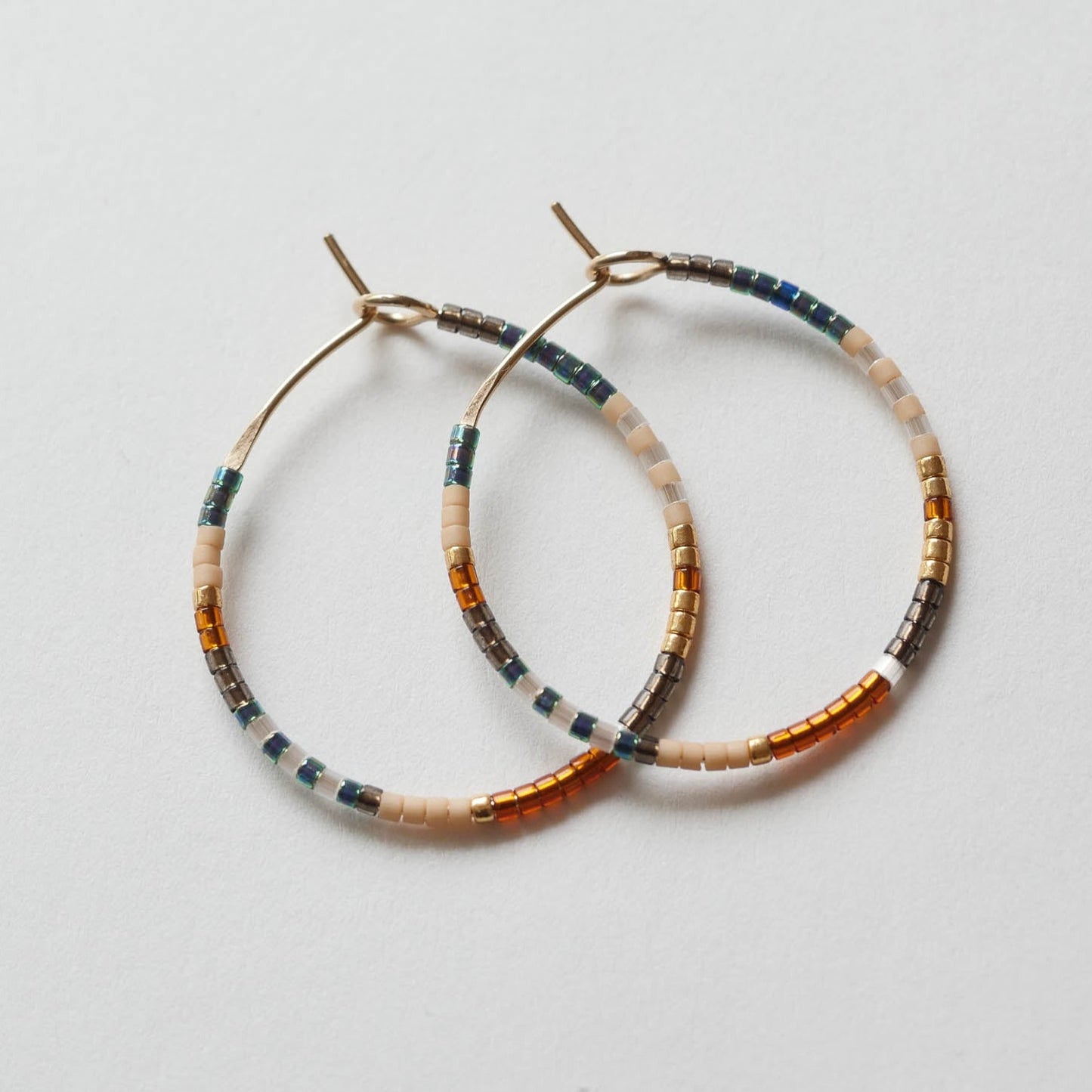 Noura - 1.25" & 1.75" 14 KT Gold Hoops