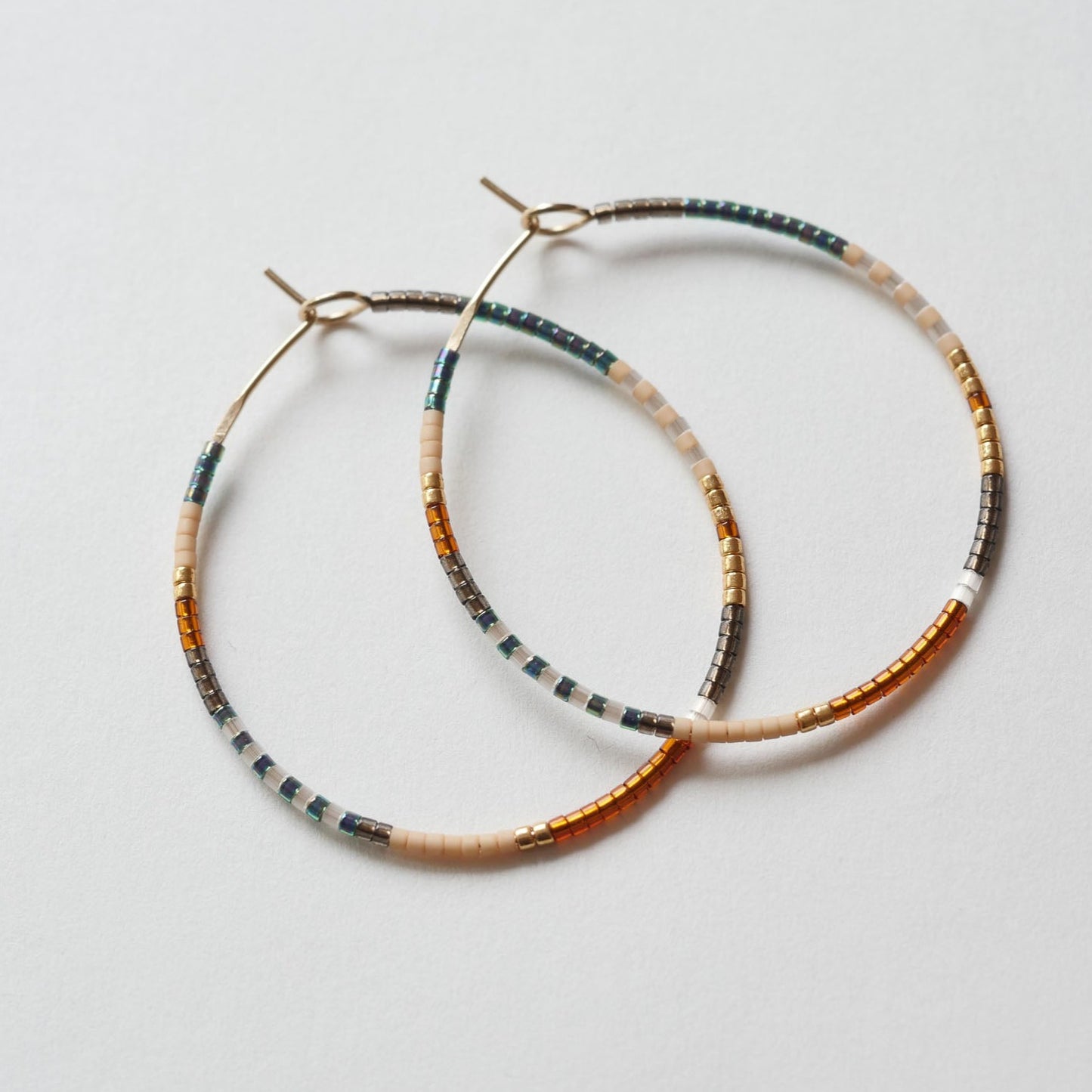 Noura - 1.25" & 1.75" 14 KT Gold Hoops