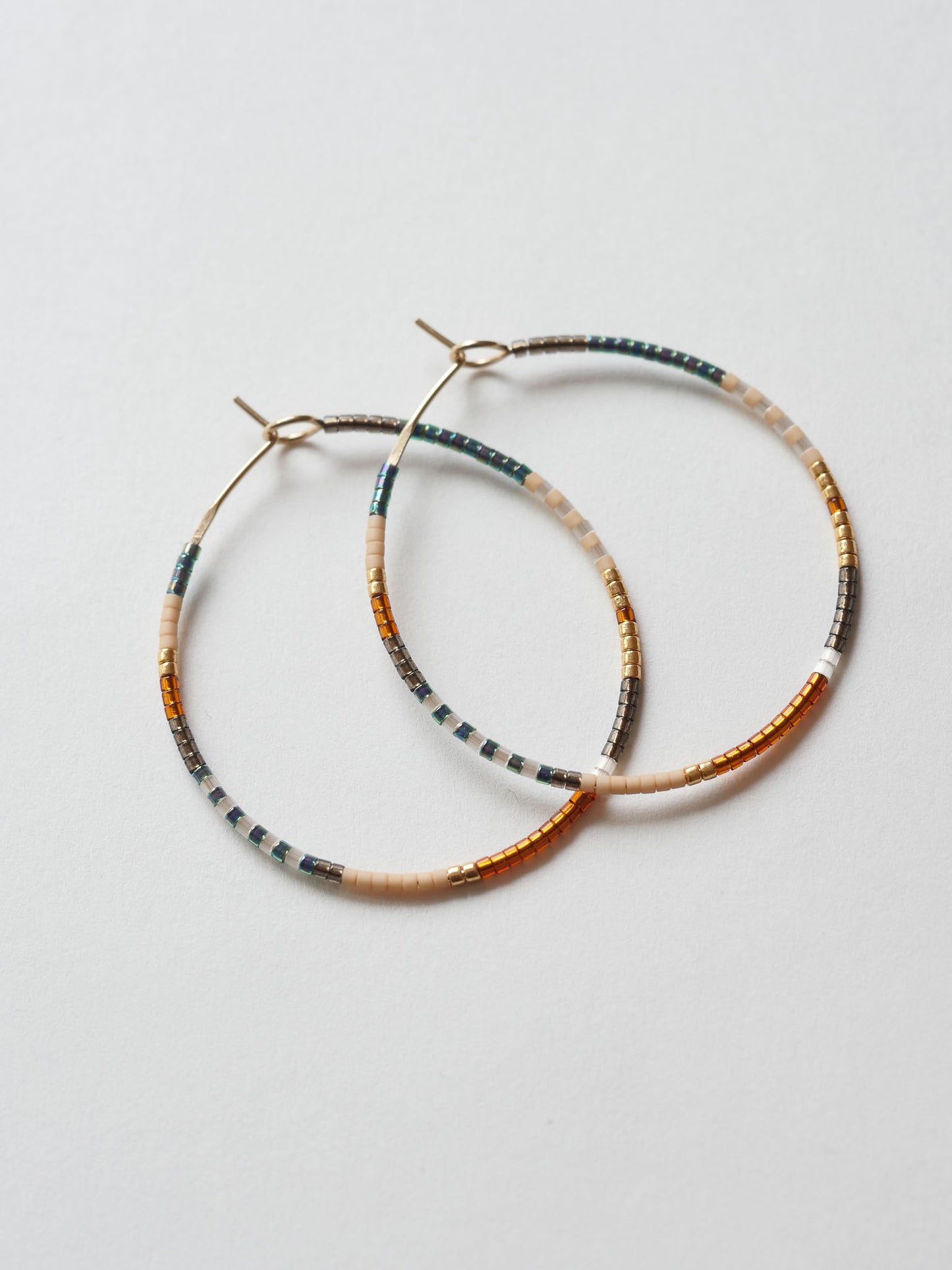 Noura - 1.25" & 1.75" 14 KT Gold Hoops