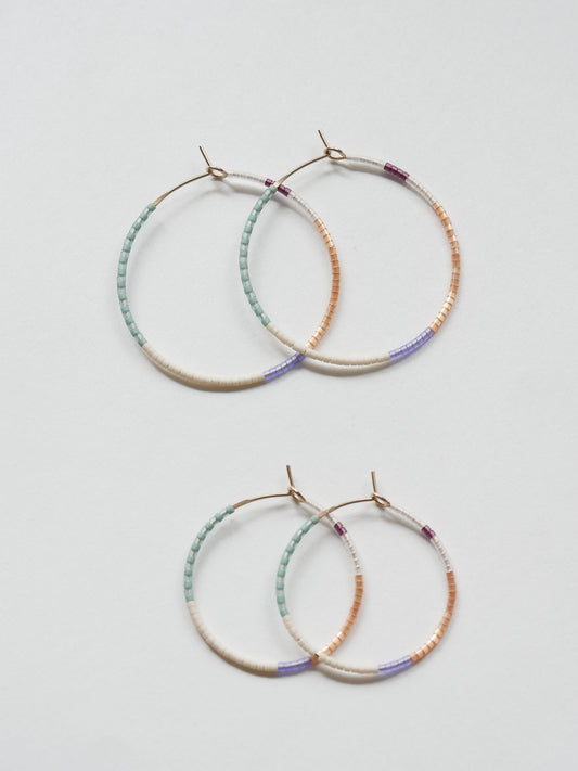 Pnina - 1.25" & 1.75" 14 KT Gold Hoops