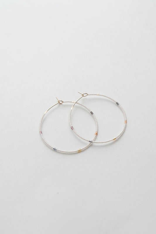 Semele - 1.25" & 1.75" 14 KT Gold Hoops