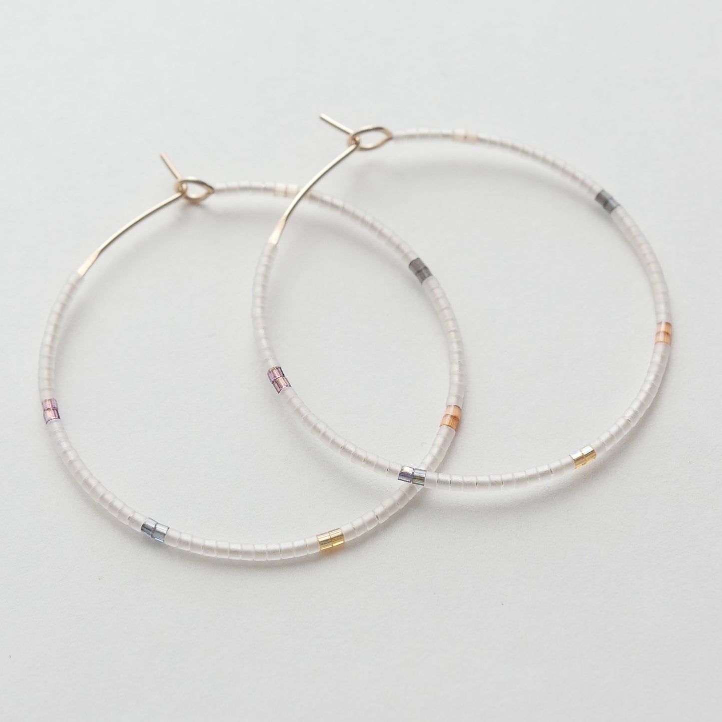 Semele - 1.25" & 1.75" 14 KT Gold Hoops