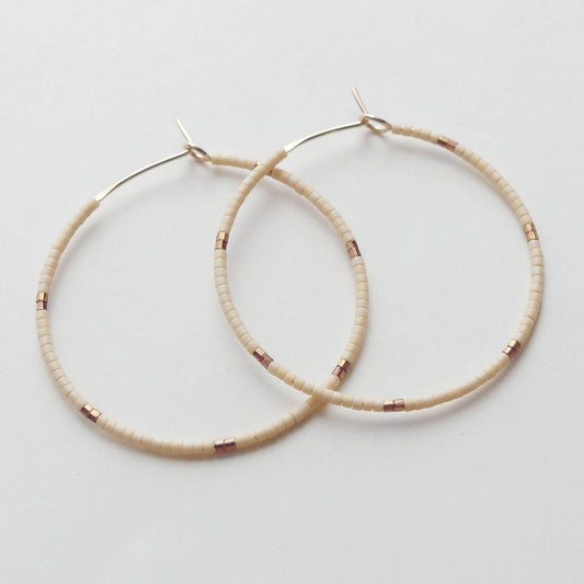 Tawa - 1.25" & 1.75" 14 KT Gold Hoops