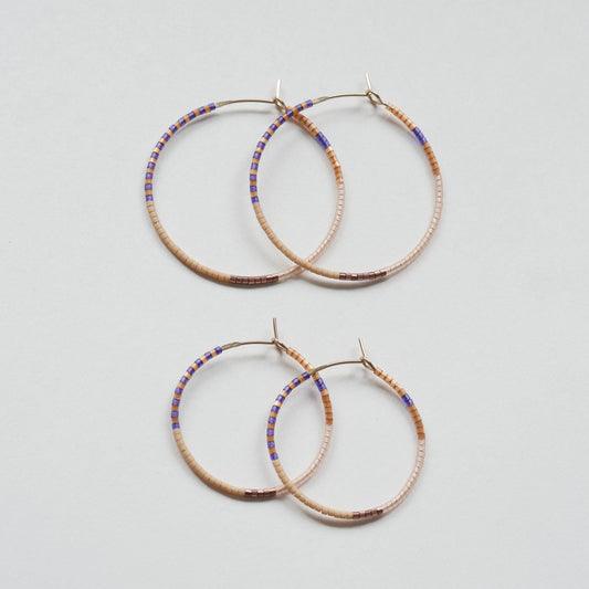 Tunde - 1.25" & 1.75" 14 KT Gold Hoops